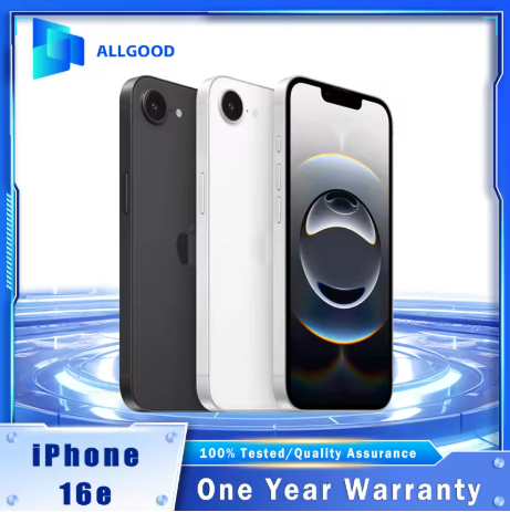 蘋果 iPhone 16e 原廠智慧型手機（美版解鎖），6.1 吋 OLED 螢幕，A18 仿生晶片，僅支援雙 eSIM 卡，支援 5G 網絡，記憶體 128GB / 256GB，預載 iOS 系統