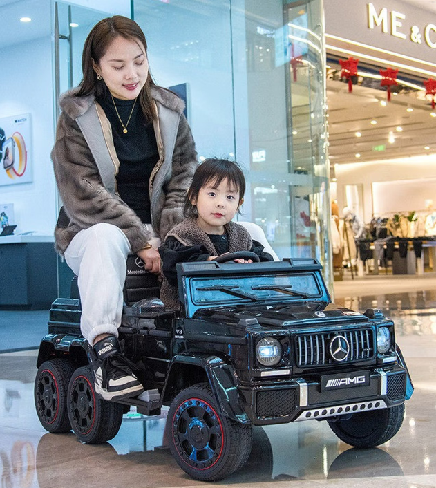 樂威普賓士授權兒童電動車玩具車六驅可坐大人遙控小孩寶寶禮物雙人越野