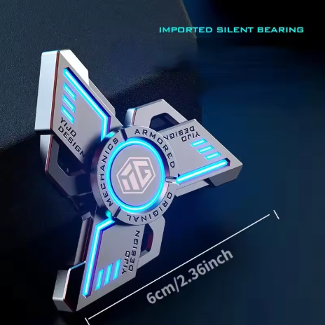 EDC合金指尖陀螺，耐壓，夜光指尖陀螺，手指陀螺，減壓玩具。